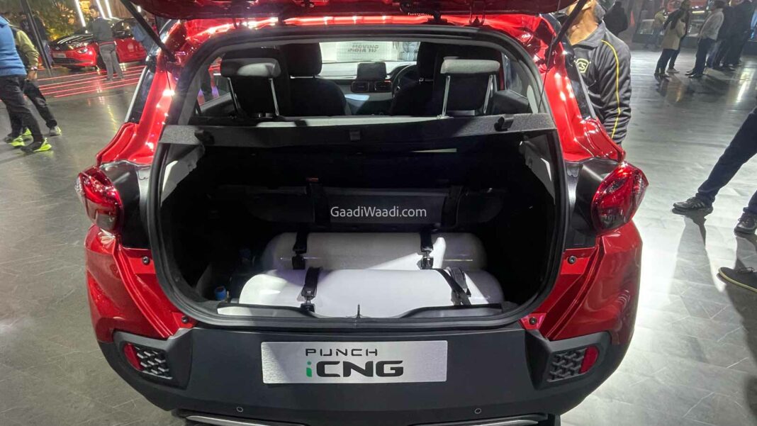 India's 1st Twin Cylinder Equipped Tata Punch CNG Makes Debut