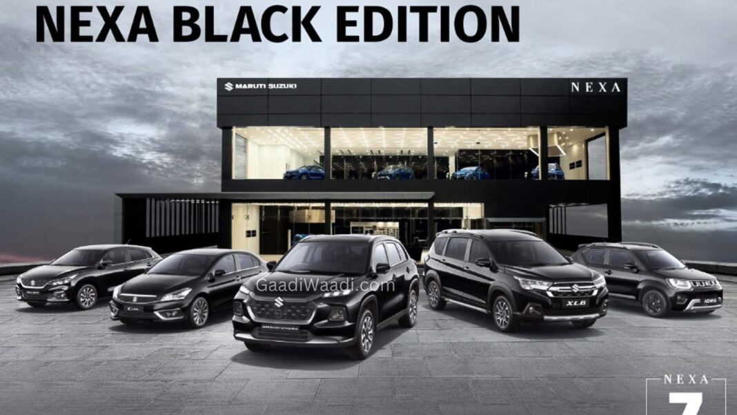 nexa black edition cars maruti-1