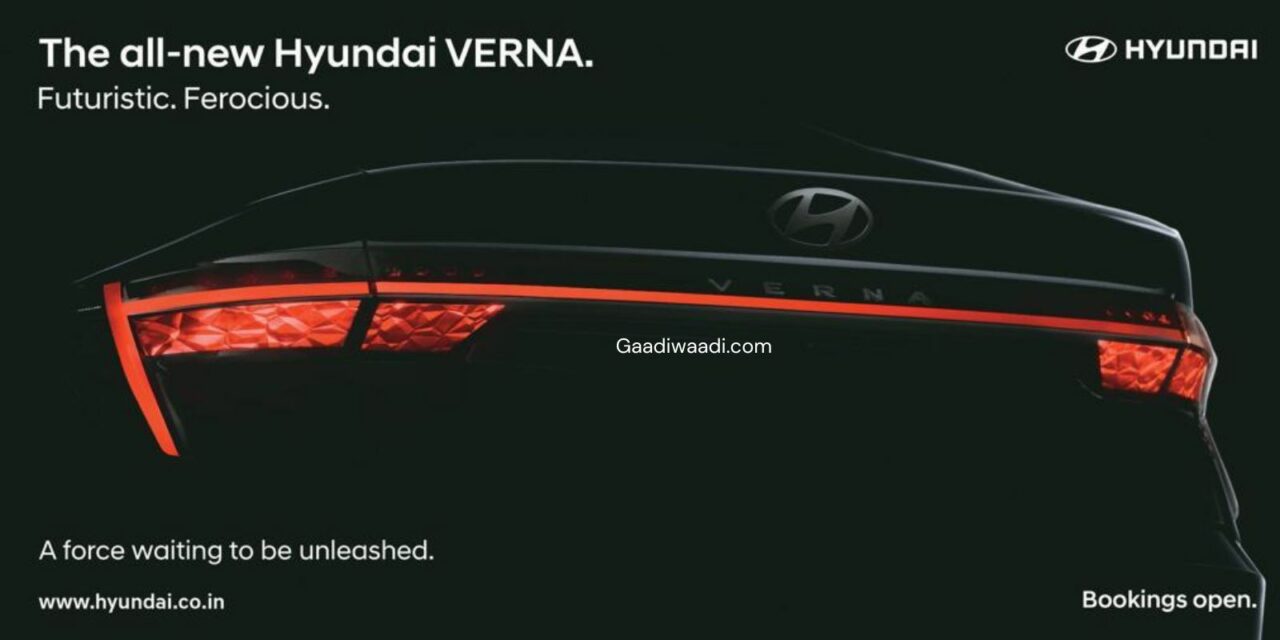 2023 Hyundai Verna Teased India 1