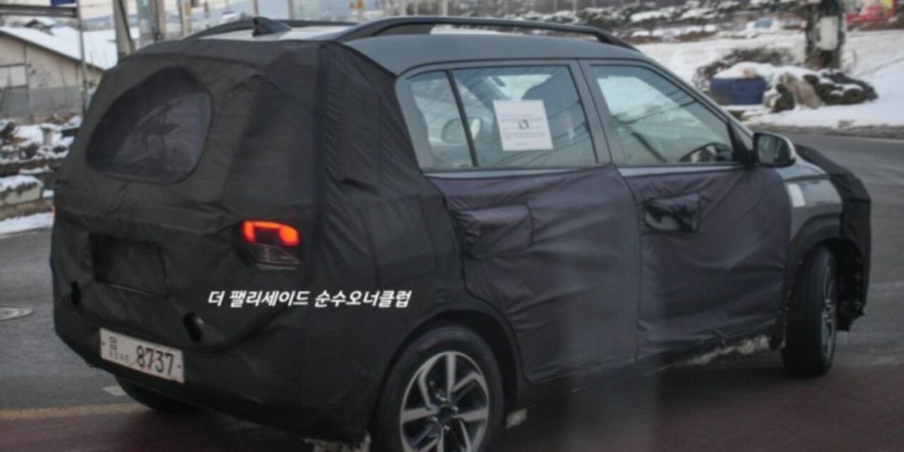 Mini Hyundai SUV Ai3 Spied 1