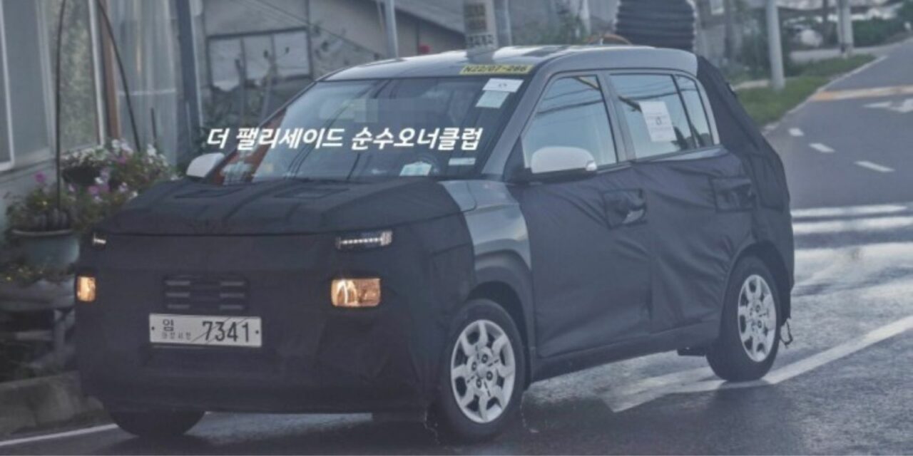 Mini Hyundai SUV Ai3 Spied 2
