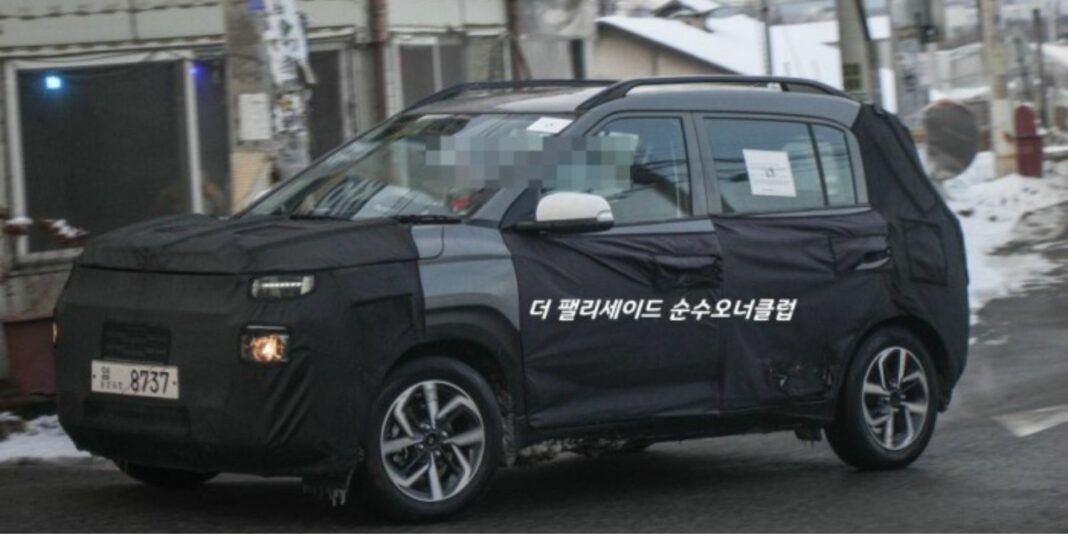 Mini Hyundai SUV Ai3 Spied 3