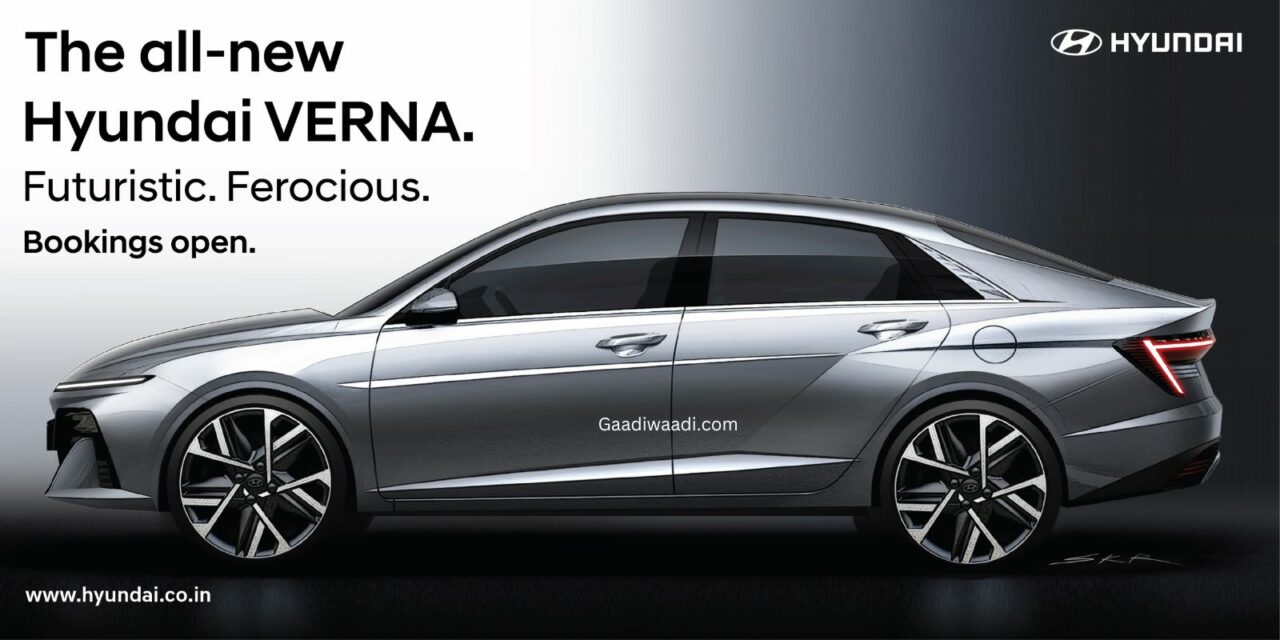 New-Gen 2023 Hyundai Verna Design Render 1