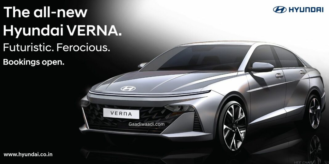 New-Gen 2023 Hyundai Verna Design Render