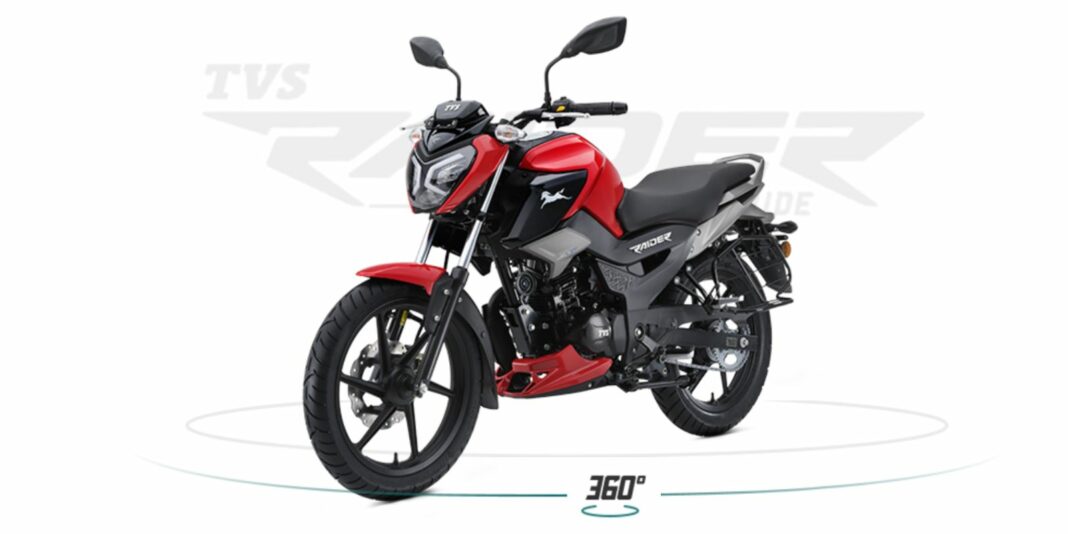 TVS RAIDER 125 SINGLE SEAT LAUNCHED 1