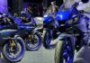 Yamaha R3 MT03 R7 India showcased launch