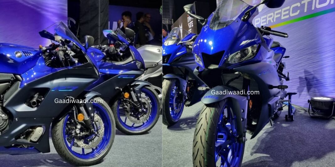 Yamaha R3 MT03 R7 India showcased launch