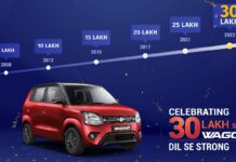 Maruti Suzuki WagonR 30 lakh sales