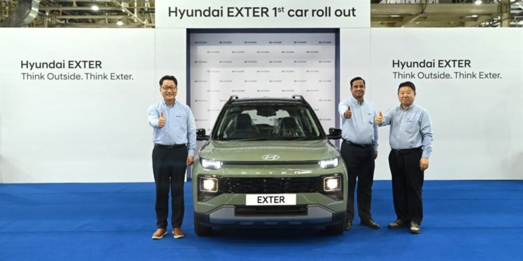 Hyundai Exter First Unit Rolled Out