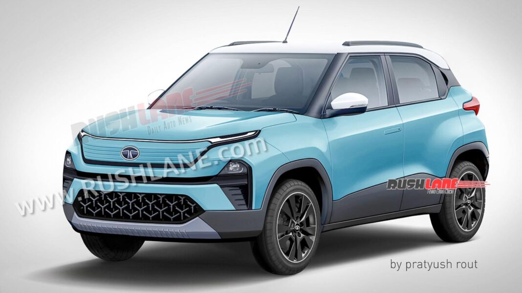 tata punch electric rendering-2
