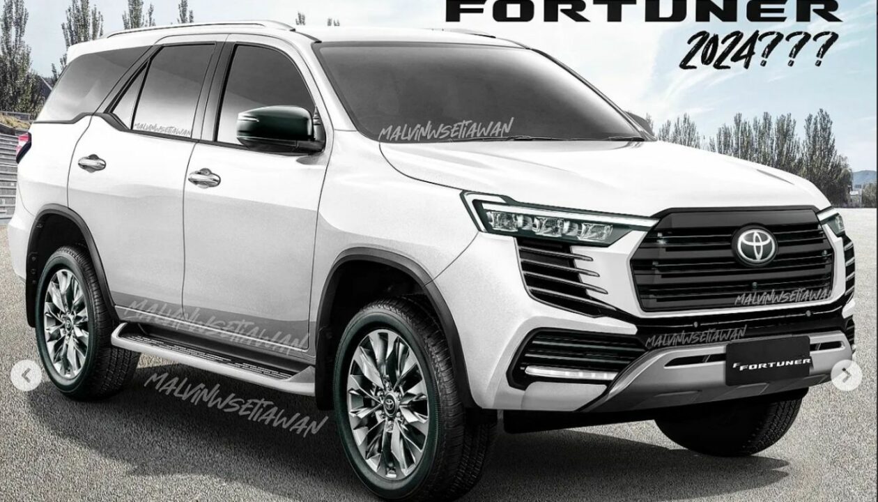 AllNew 2024 Toyota Fortuner Rendered With Brand New Design