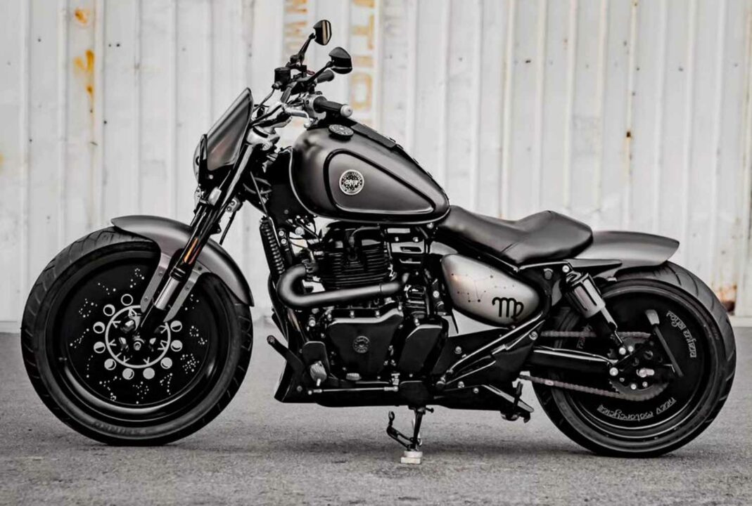 This RE Super Meteor 650 Turned Into A Bobber Is A Head-Turner