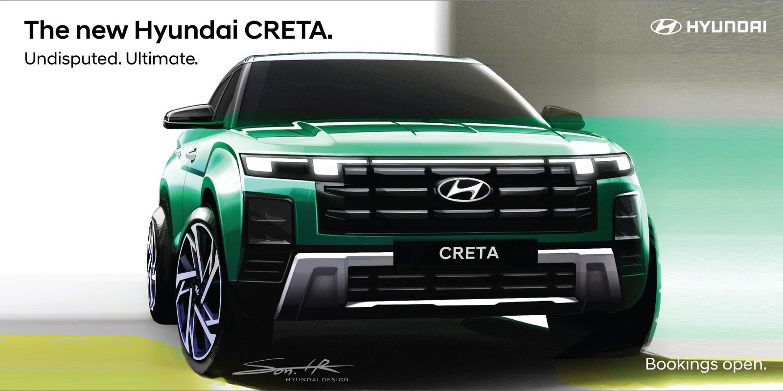2024 Hyundai Creta Facelift Design Sketches Revealed Officially
