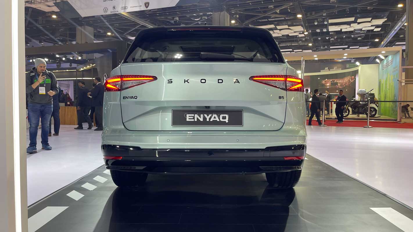 Skoda Enyaq iV Electric SUV Makes India Debut Ahead Of Launch