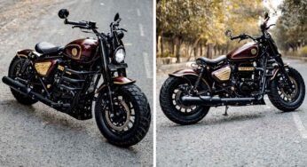 RE Meteor 350 Turned Into A Bobber: The Best Looking Meteor 350 Yet?