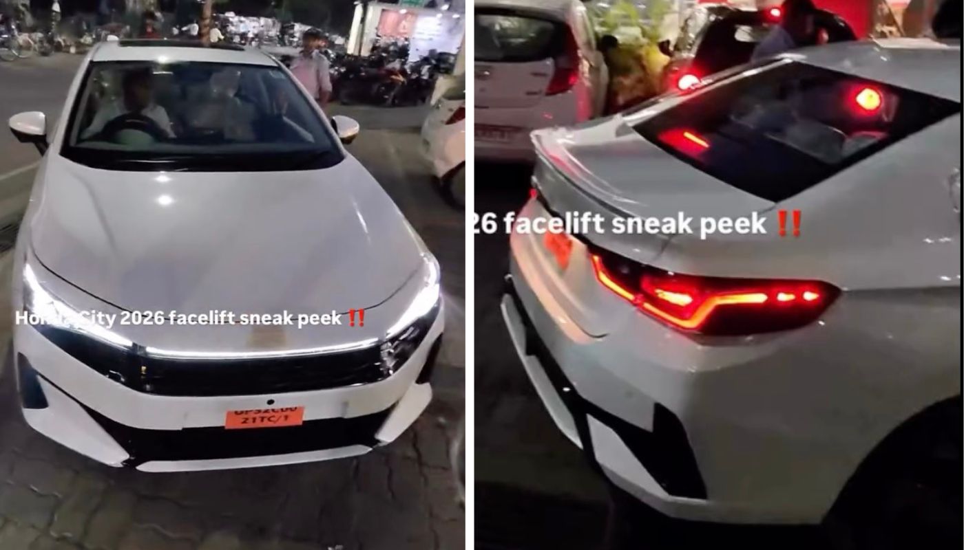 2026 Honda City Facelift Spied 1