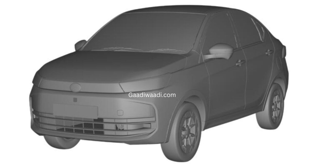 2026 Tata Tigor Facelift Design Patented
