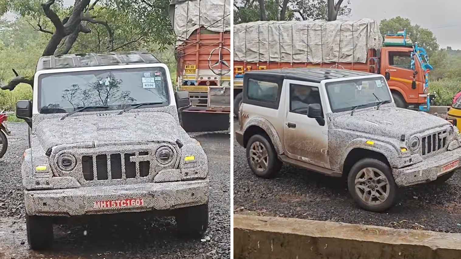 2026-mahindra-thar-3-door-facelift-spotted-again-what-to-expect
