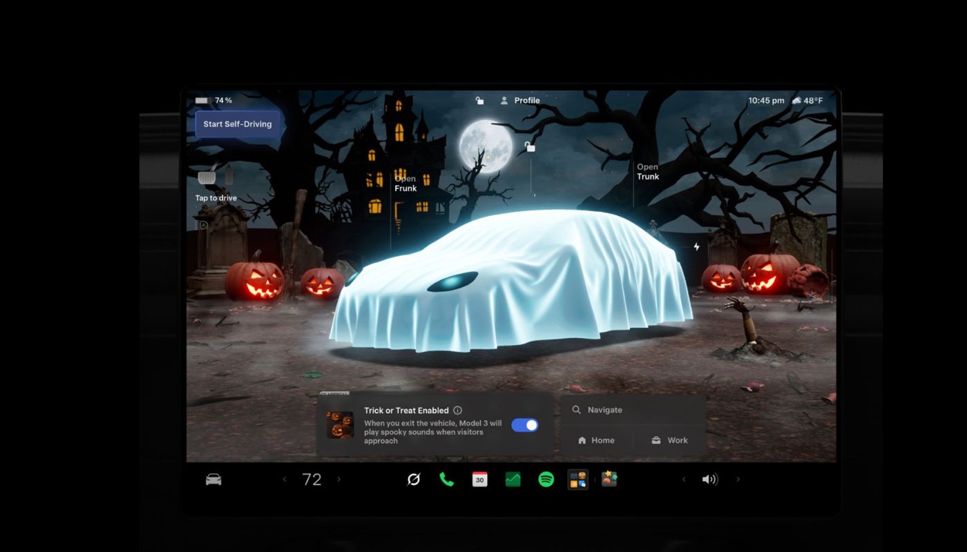 Tesla Model Y gets Halloween mode in India via OTA update